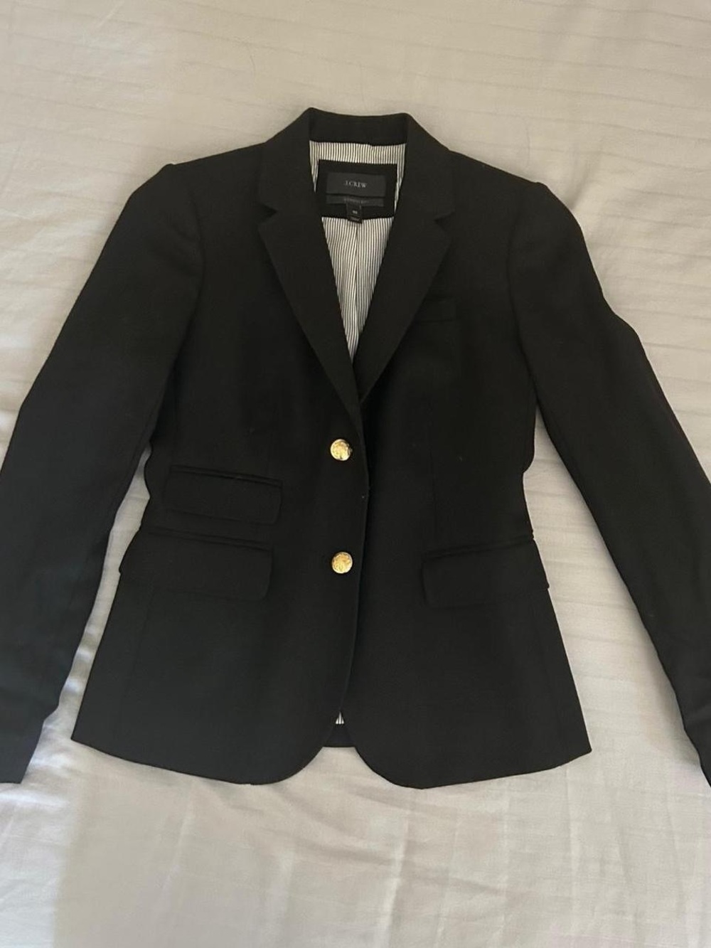J. Crew Black Blazer with Gold Buttons